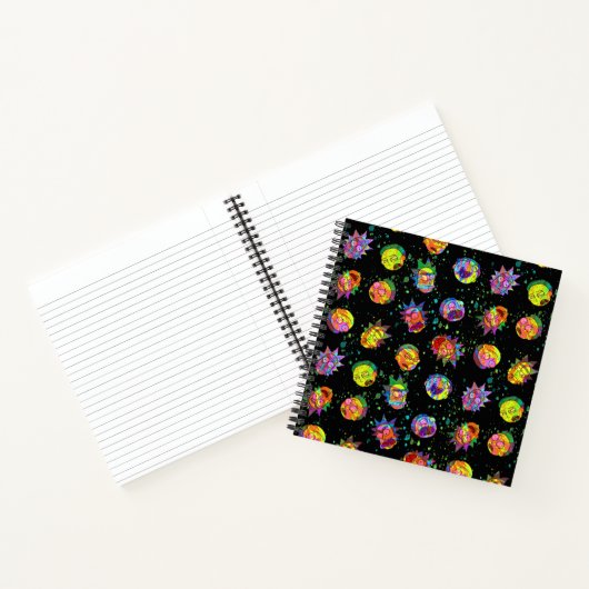 RICK EN MORTY™ | Psychedelic Swirl Pattern Notitieboek (Binnen)