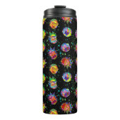 RICK EN MORTY™ | Psychedelic Swirl Pattern Thermosbeker (Voorkant)