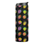 RICK EN MORTY™ | Psychedelic Swirl Pattern Thermosbeker (Gedraaid links)