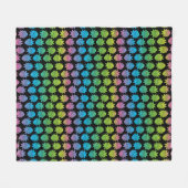 RICK EN MORTY™ | Rainbow Rick Head-patroon Fleece Deken (Voorkant (Horizontaal))