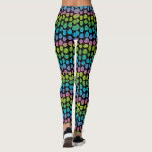 RICK EN MORTY™ | Rainbow Rick Head-patroon Leggings (Achterkant)