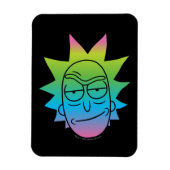 RICK EN MORTY™ | Rainbow Rick Head-patroon Magneet (Verticaal)