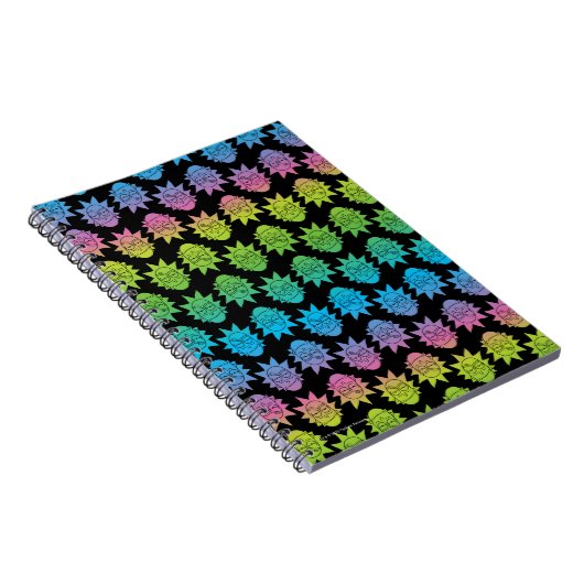 RICK EN MORTY™ | Rainbow Rick Head-patroon Notitieboek (Rechterzijde)