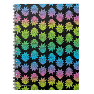 RICK EN MORTY™ Rainbow Rick Head-patroon Notitieboek