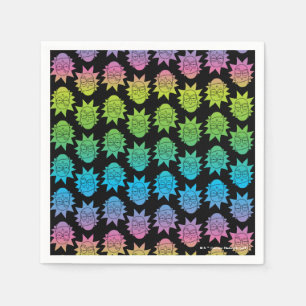 RICK EN MORTY™   Rainbow Rick Head-patroon Servet