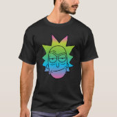 RICK EN MORTY™ | Rainbow Rick Head-patroon T-shirt