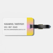 RICK EN MORTY™ | Regenboog de heer Meeseeks Patter Bagagelabel (Achterkant horizontaal)