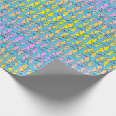 RICK EN MORTY™ | Regenboog de heer Meeseeks Patter Cadeaupapier (Hoek)