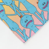 RICK EN MORTY™ | Regenboog de heer Meeseeks Patter Fleece Deken (Hoek)