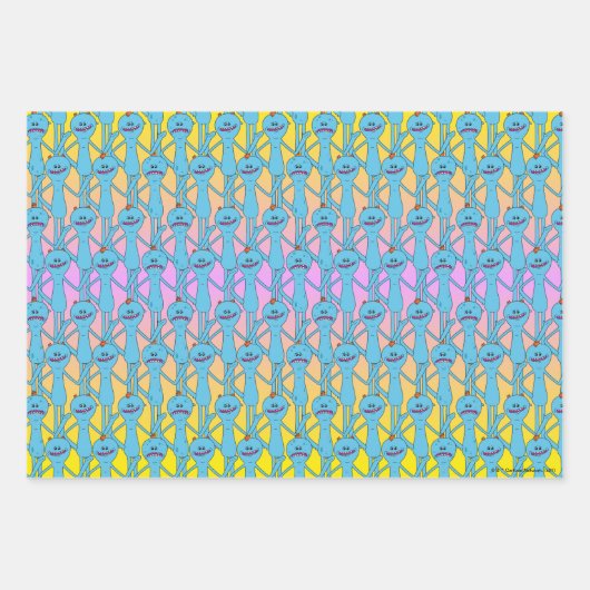 RICK EN MORTY™ | Regenboog de heer Meeseeks Patter Inpakpapier Vel (Voorkant 2)