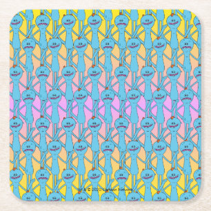 RICK EN MORTY™   Regenboog de heer Meeseeks Patter Kartonnen Onderzetters