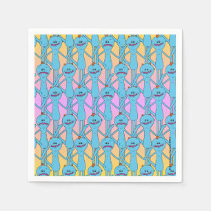 RICK EN MORTY™   Regenboog de heer Meeseeks Patter Servet