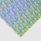 RICK EN MORTY™ | Regenboog de heer Meeseeks Patter Tissuepapier (Detail)