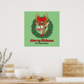 Rick en Morty | Reindeer Morty Merry Rickmas Poster (Keuken)