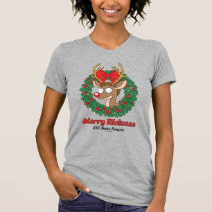 Rick en Morty Reindeer Morty Merry Rickmas T-shirt