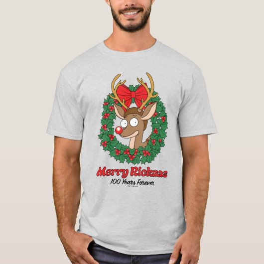 Rick en Morty | Reindeer Morty Merry Rickmas T-shirt (Voorkant)