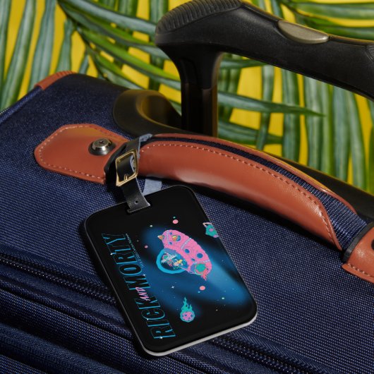 RICK EN MORTY™ | Reizen door de ruimte Bagagelabel (Voorkant Insitu 1)