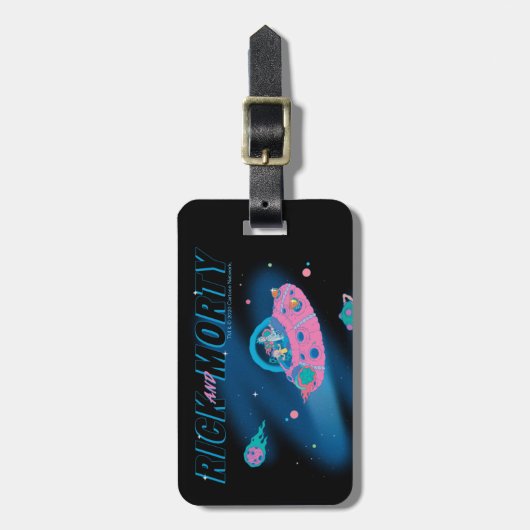 RICK EN MORTY™ | Reizen door de ruimte Bagagelabel (Voorkant verticaal)