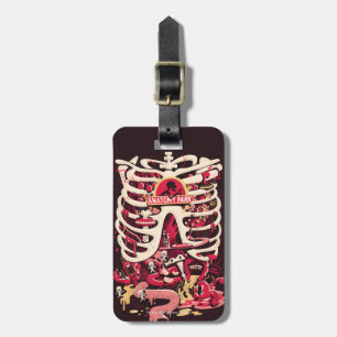 RICK EN MORTY™ Rib Cage van het anatomiepark Bagagelabel