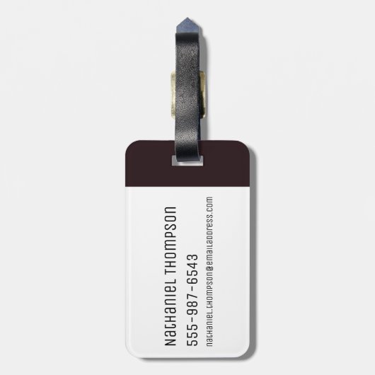 RICK EN MORTY™ | Rib Cage van het anatomiepark Bagagelabel (Achterkant verticaal)