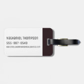 RICK EN MORTY™ | Rib Cage van het anatomiepark Bagagelabel (Achterkant horizontaal)