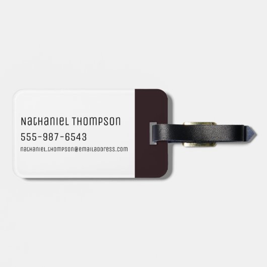 RICK EN MORTY™ | Rib Cage van het anatomiepark Bagagelabel (Achterkant horizontaal)