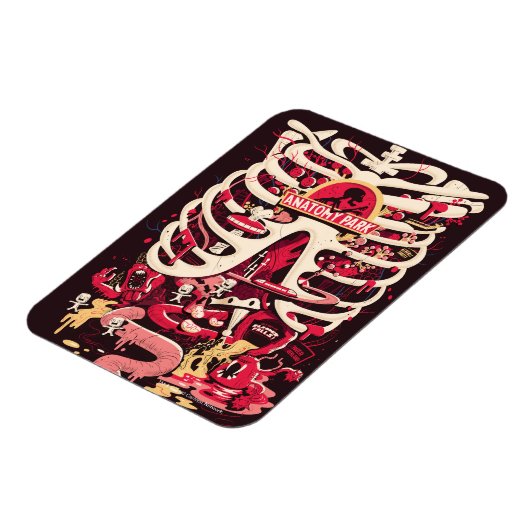 RICK EN MORTY™ | Rib Cage van het anatomiepark Magneet (Linkerzijde)