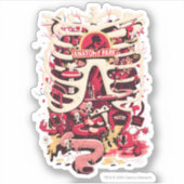 RICK EN MORTY™ | Rib Cage van het anatomiepark Sticker (Voorkant)