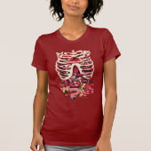 RICK EN MORTY™ | Rib Cage van het anatomiepark T-shirt (Voorkant)