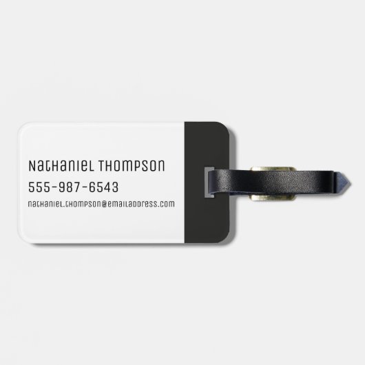 RICK EN MORTY™ | Rick Constellation Pattern Bagagelabel (Achterkant horizontaal)