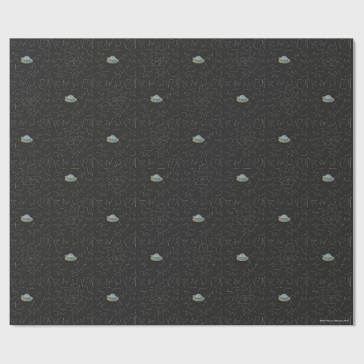 RICK EN MORTY™ | Rick Constellation Pattern Cadeaupapier (Vlak)
