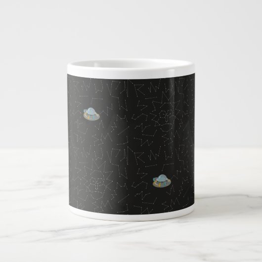 RICK EN MORTY™ | Rick Constellation Pattern Grote Koffiekop (Voorkant)