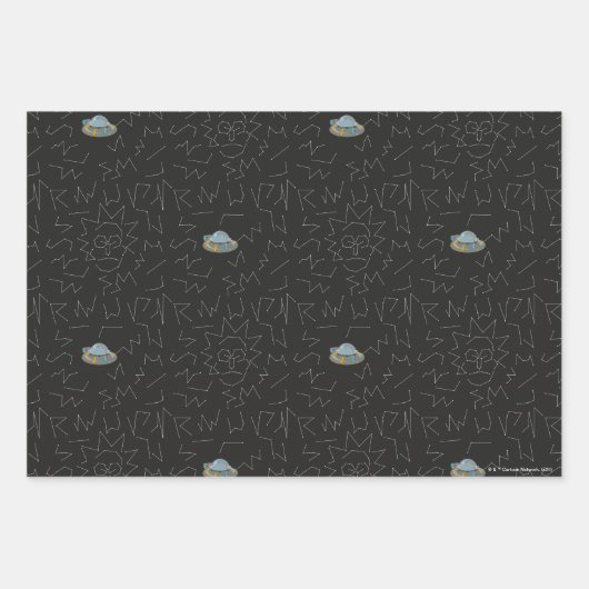 RICK EN MORTY™ | Rick Constellation Pattern Inpakpapier Vel (Voorkant 3)