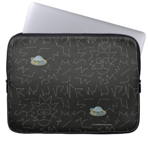 RICK EN MORTY™   Rick Constellation Pattern Laptop Sleeve