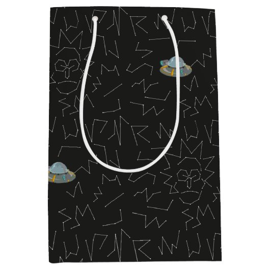 RICK EN MORTY™ | Rick Constellation Pattern Medium Cadeauzakje (Voorkant)
