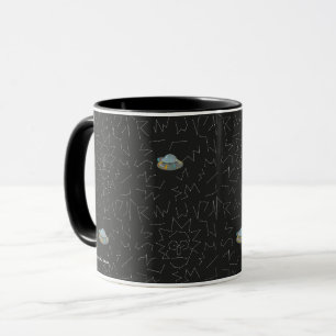 RICK EN MORTY™   Rick Constellation Pattern Mok