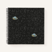 RICK EN MORTY™ | Rick Constellation Pattern Notitieboek (Voorkant)