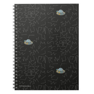 RICK EN MORTY™   Rick Constellation Pattern Notitieboek