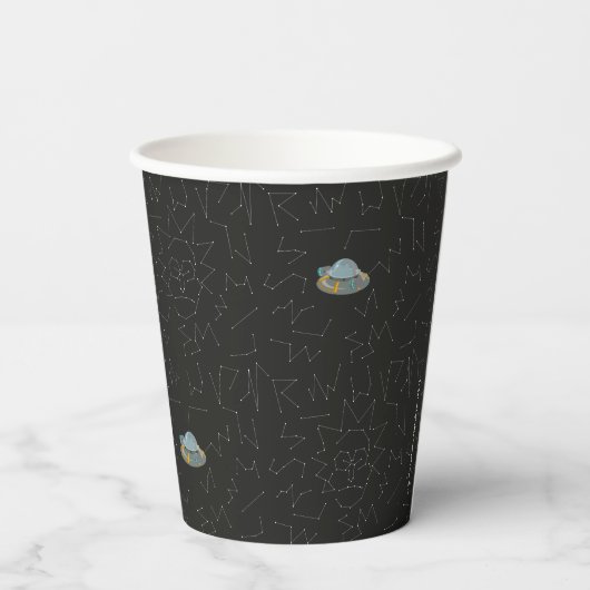 RICK EN MORTY™ | Rick Constellation Pattern Papieren Bekers (Achterkant)