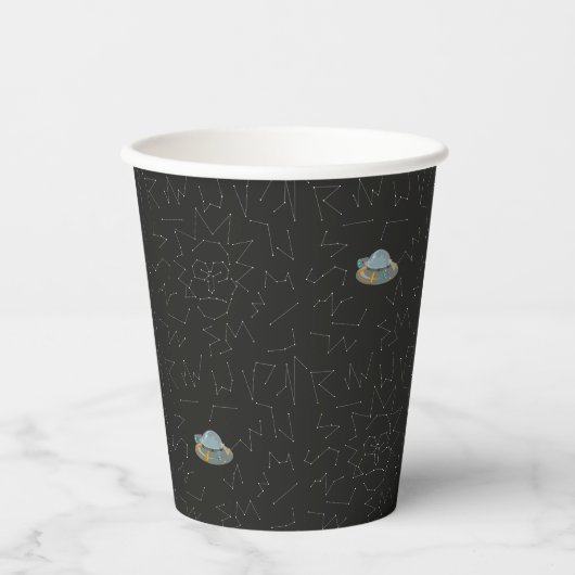 RICK EN MORTY™ | Rick Constellation Pattern Papieren Bekers (Voorkant)