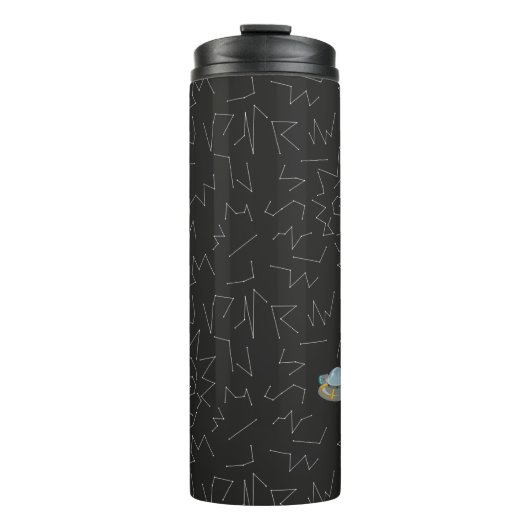 RICK EN MORTY™ | Rick Constellation Pattern Thermosbeker (Voorkant)