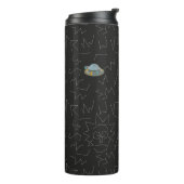 RICK EN MORTY™ | Rick Constellation Pattern Thermosbeker (Gedraaid links)