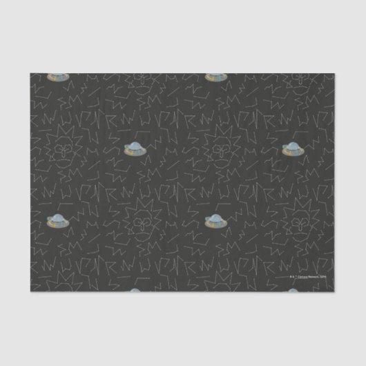 RICK EN MORTY™ | Rick Constellation Pattern Tissuepapier (Voorkant)