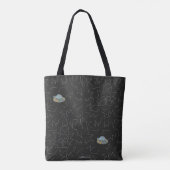 RICK EN MORTY™ | Rick Constellation Pattern Tote Bag (Achterkant)