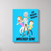 RICK EN MORTY™ | Rick, Morty en Summer Canvas Afdruk (Voorkant)