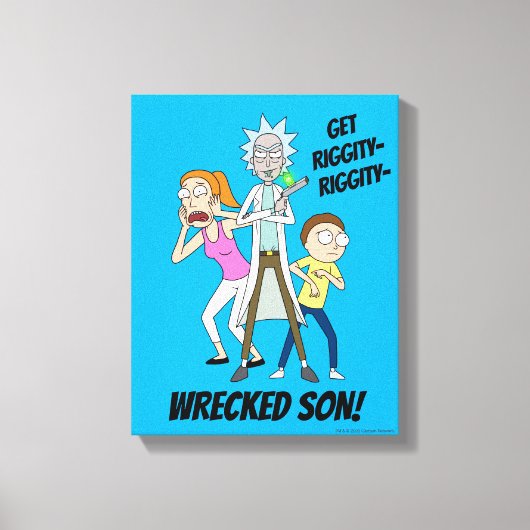 RICK EN MORTY™ | Rick, Morty en Summer Canvas Afdruk (Voorkant)