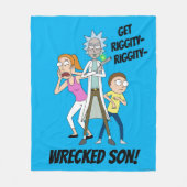 RICK EN MORTY™ | Rick, Morty en Summer Fleece Deken (Voorkant)
