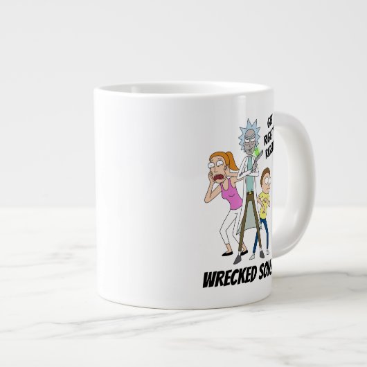 RICK EN MORTY™ | Rick, Morty en Summer Grote Koffiekop (Voorkant rechts)