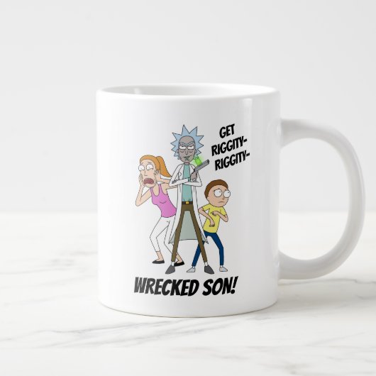 RICK EN MORTY™ | Rick, Morty en Summer Grote Koffiekop (Rechts)