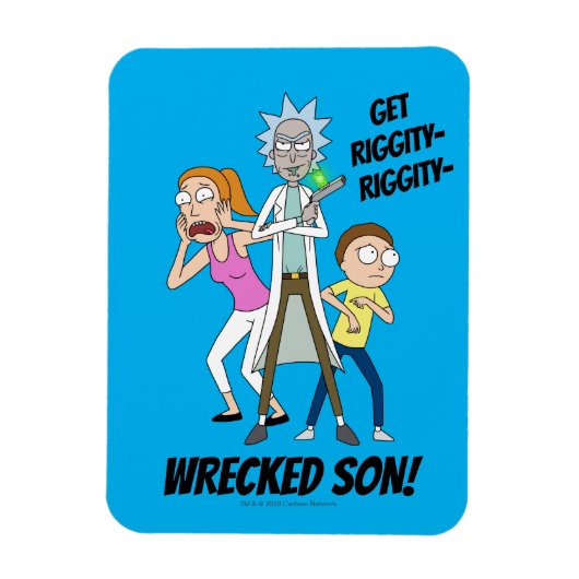 RICK EN MORTY™ | Rick, Morty en Summer Magneet (Verticaal)